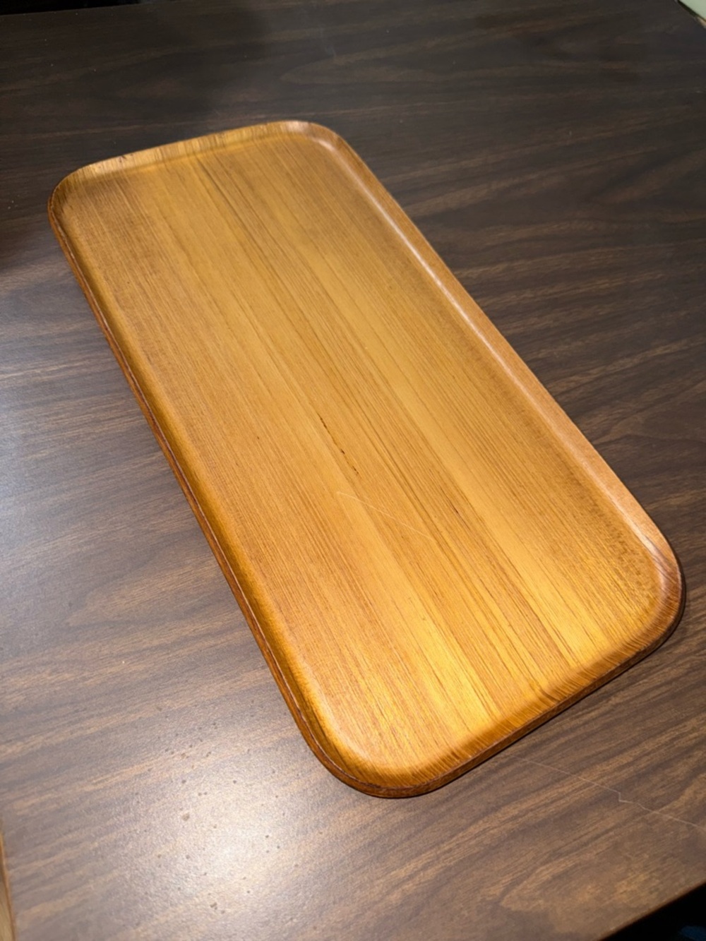 1962 Vintage Silva "Super Teak" Serving Tray – Made in Sweden – MCM